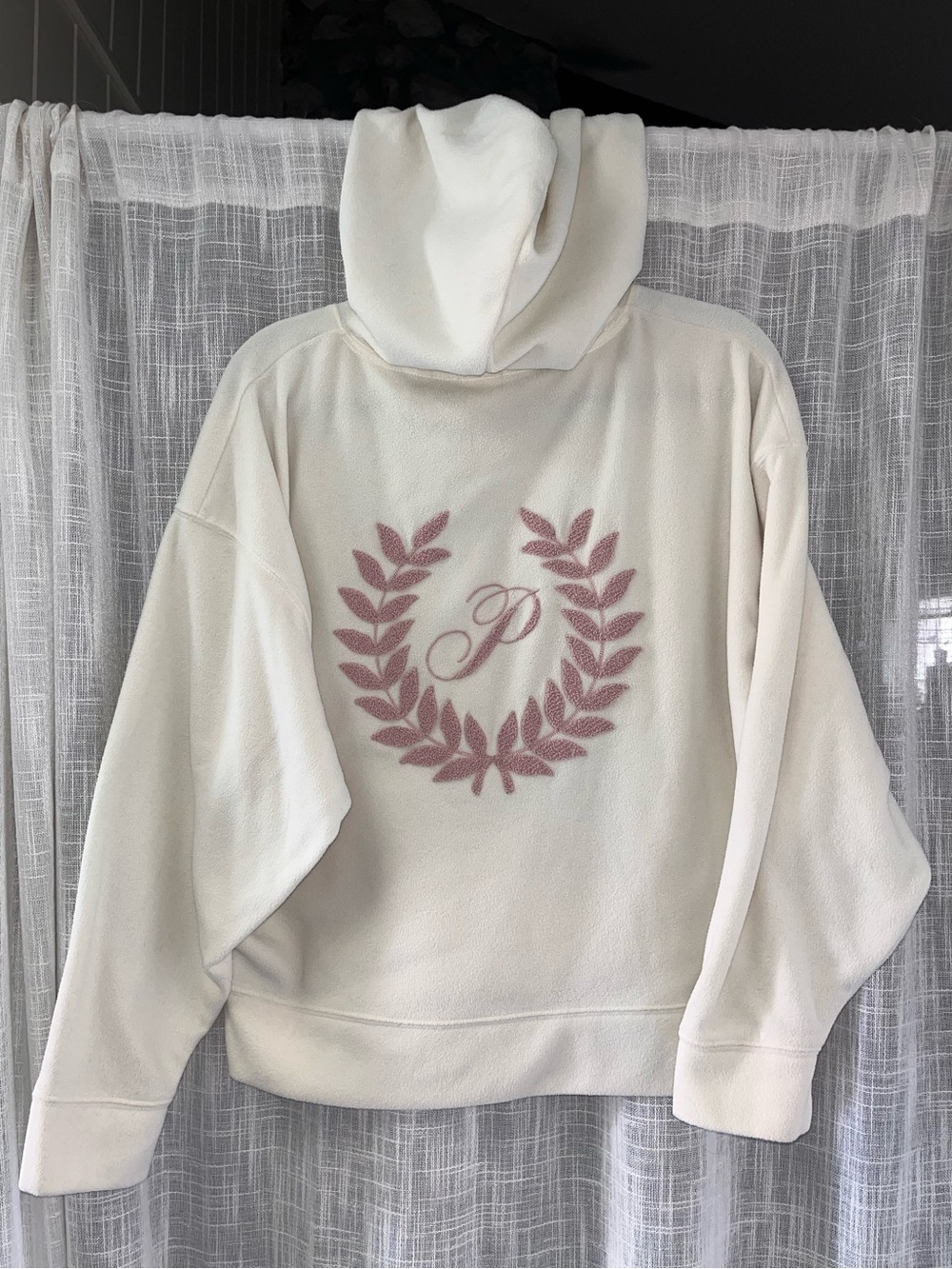 PINK Victoria Secret Women’s Long Sleeve FleecePullover Hoodie Sweatshirt Size M